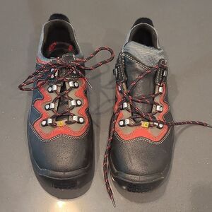 Black and Red Hiking Shoes